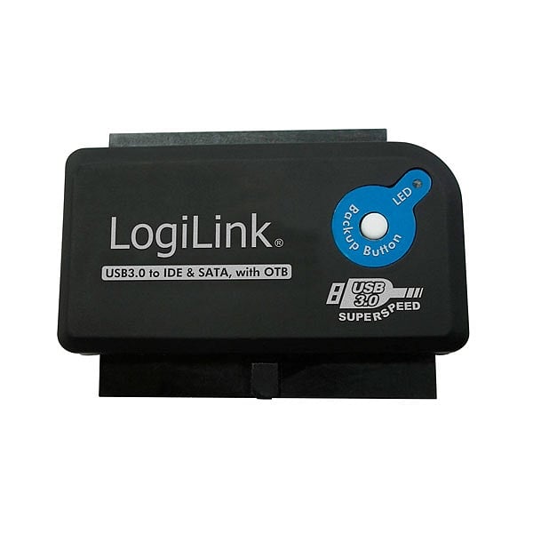 LogiLink USB 30 to IDE amp SATA Adapter with OTB Funktion