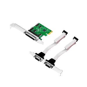 LogiLink PC0033  Tarjeta PCI Express 1x LPT  2x RS232 16550 UART