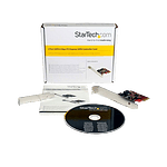 StarTechcom Tarjeta Adaptadora Controladora PCI Express