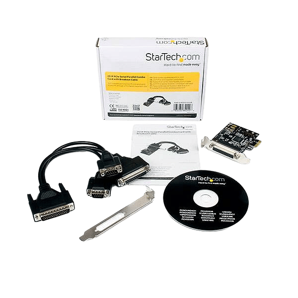 StarTechcom Tarjeta Adaptadora PCI Express PCIe 2 Puertos S