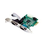 StarTechcom Tarjeta Adaptadora PCI Express PCIe de 2 Puerto