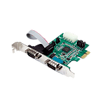StarTechcom Tarjeta Adaptadora PCI Express PCIe de 2 Puerto