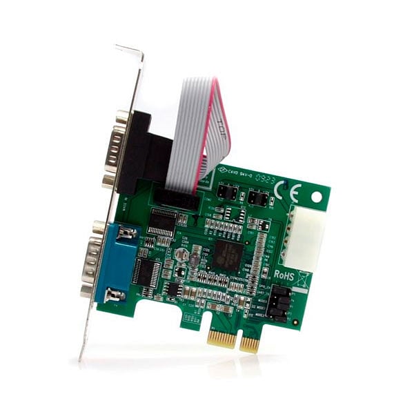 StarTechcom Tarjeta Adaptadora PCI Express PCIe de 2 Puerto
