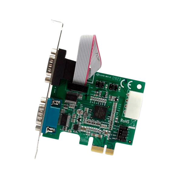 StarTechcom Tarjeta Adaptadora PCI Express PCIe de 2 Puerto