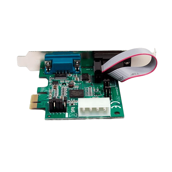 StarTechcom Tarjeta Adaptadora PCI Express PCIe de 2 Puerto