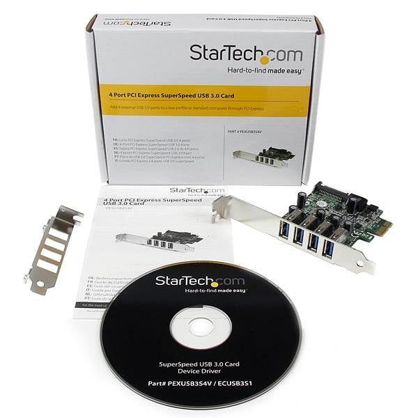 StarTechcom PCIE 4 USB 30 con UASP  Adaptador