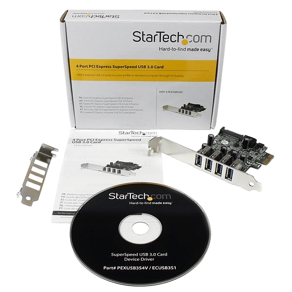 StarTechcom PCIE 4 USB 30 con UASP  Adaptador