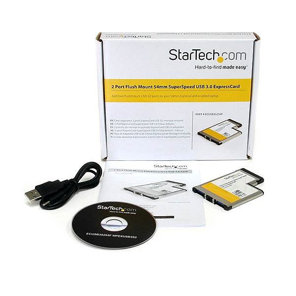 StarTechcom Tarjeta Adaptador ExpressCard54 USB 30 SuperS