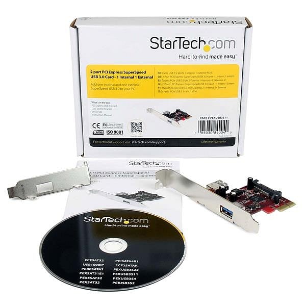 StarTechcom PCIE USB 30 X 2 uno interno  Controladora