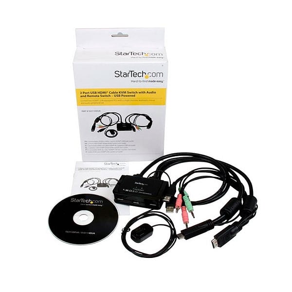 StarTechcom Switch KVM 2 puertos HDMI USB   Conmutador