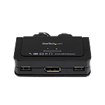 StarTechcom Switch KVM 2 puertos DisplayPort DP USBio  KVM
