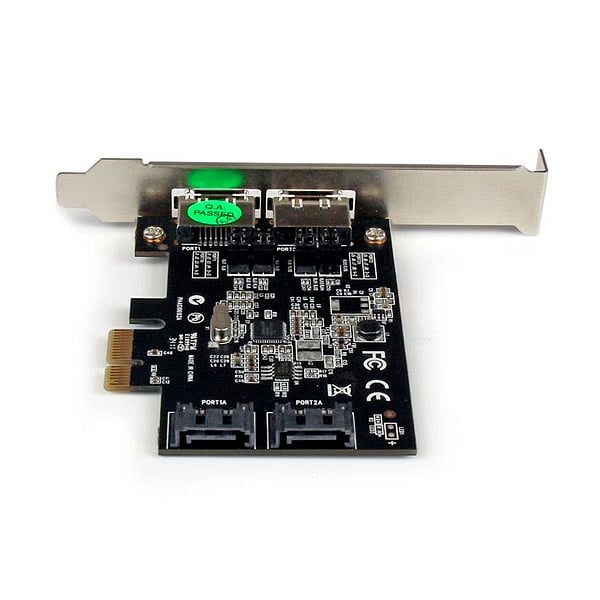 StarTechcom Tarjeta  PCI Express 2 sata III 2 Esata