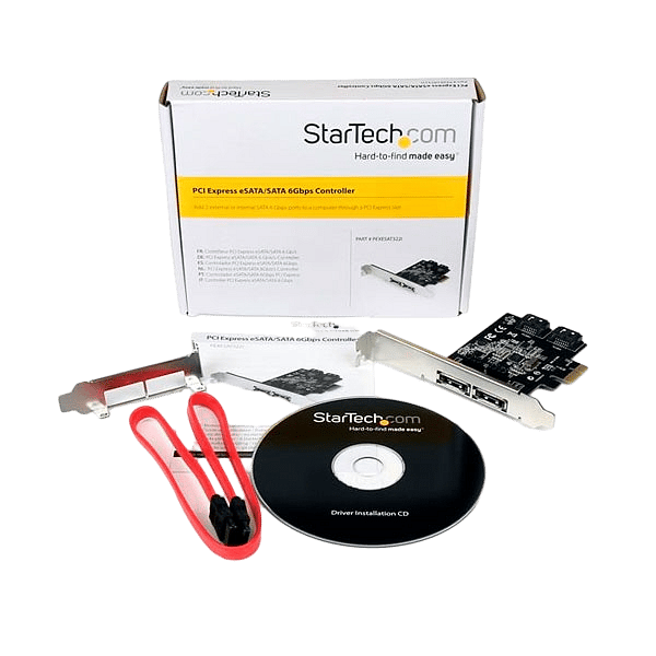 StarTechcom Tarjeta  PCI Express 2 sata III 2 Esata
