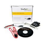StarTechcom Tarjeta  PCI Express 2 sata III 2 Esata
