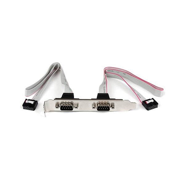 StarTechcom Cabezal Bracket 2 puertos COM de Serie Serial