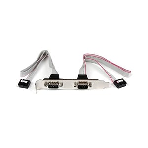 StarTechcom Cabezal Bracket 2 puertos COM de Serie Serial
