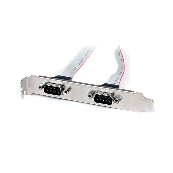 StarTechcom Cabezal Bracket 2 puertos COM de Serie Serial