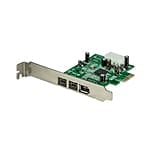 StarTechcom Adaptador Tarjeta FireWire PCIExpress  PCIe d
