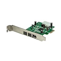 StarTechcom Adaptador Tarjeta FireWire PCIExpress  PCIe d