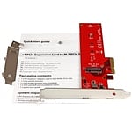 StarTechcom PCIe x4 a M2 NVMeAHCI  Adaptador