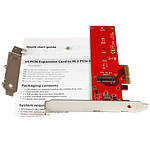 StarTechcom PCIe x4 a M2 NVMeAHCI  Adaptador