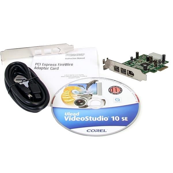 StarTechcom PCIE 2 FW 800 1 FW 400  Adaptador