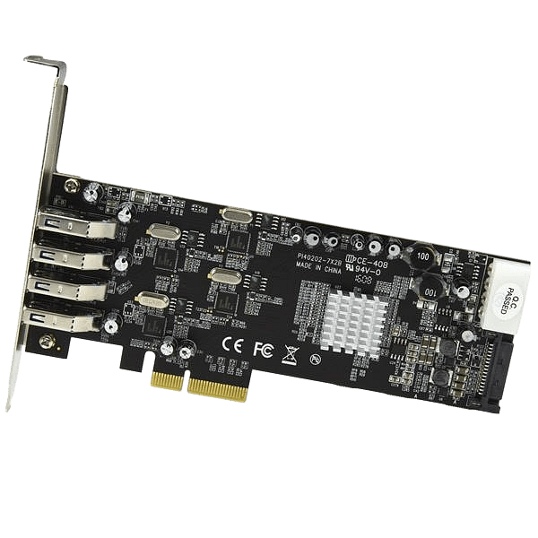 StarTechcom PCIE 4 USB 30 UASP  Adaptador