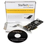 StarTechcom PCIE 4 USB 30 UASP  Adaptador