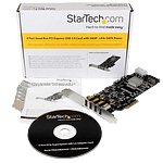 StarTechcom PCIE 4 USB 30 UASP  Adaptador StarTechcom PCIE 4 USB 30 UASP  Adaptador