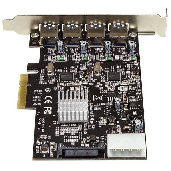 StarTechcom PCIE 4 USB 31  Adaptador