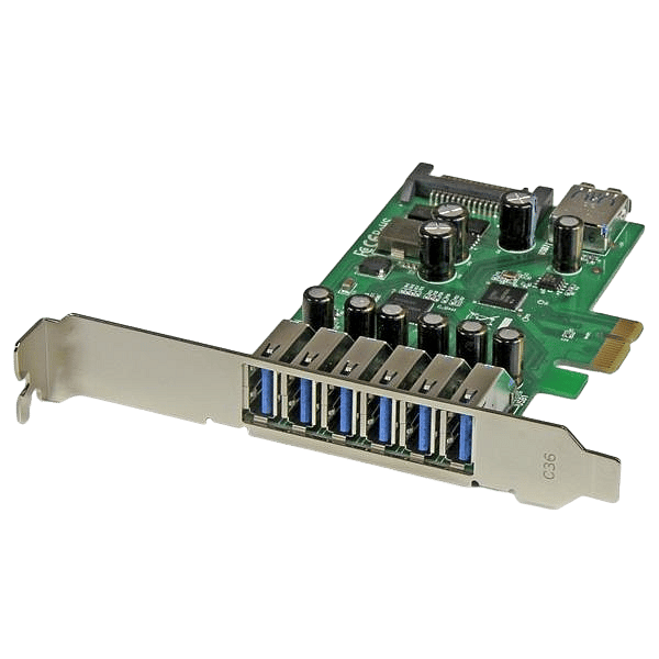StarTechcom PCIE 7 puertos USB 30  Adaptador