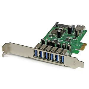StarTechcom PCIE 7 puertos USB 30  Adaptador