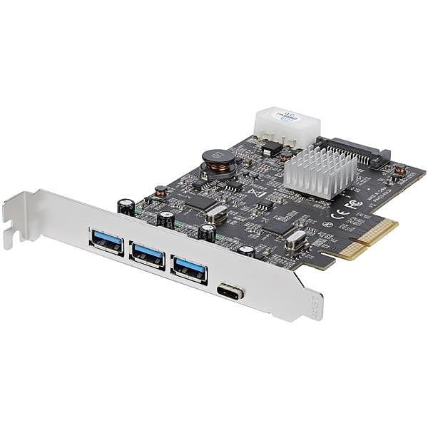 StarTechcom PCIE USB 31 a X 3 USb C x1  Adaptador