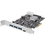 StarTechcom PCIE USB 31 a X 3 USb C x1  Adaptador