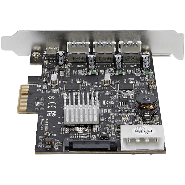 StarTechcom PCIE USB 31 a X 3 USb C x1  Adaptador