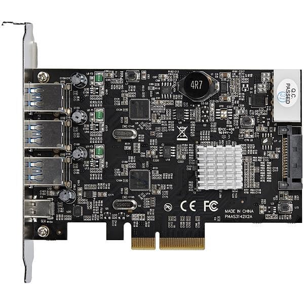StarTechcom PCIE USB 31 a X 3 USb C x1  Adaptador