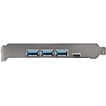 StarTechcom PCIE USB 31 a X 3 USb C x1  Adaptador