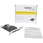 StarTechcom PCIE USB 31 a X 3 USb C x1  Adaptador