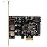 StarTechcom PCIE USB 30 x 4  Adaptador