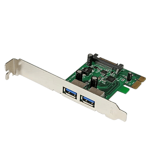 StarTechcom PCIE 2 x USB 30 UASP Power  Adaptador