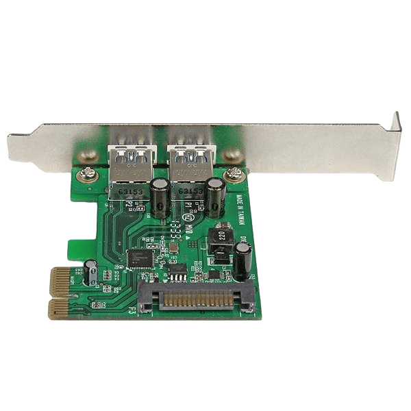 StarTechcom PCIE 2 x USB 30 UASP Power  Adaptador