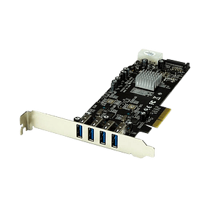 StarTechcom PCIE 4 x USB 30 UASP Adaptador