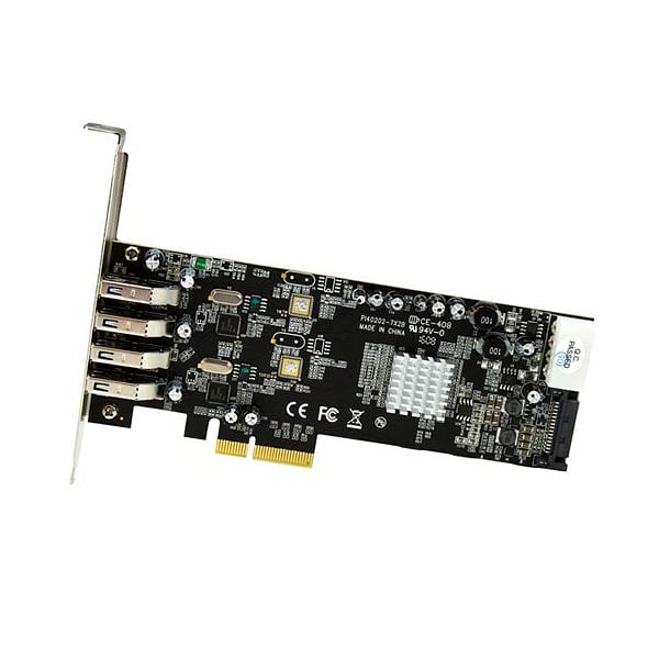 StarTechcom PCIE 4 x USB 30 UASP Adaptador