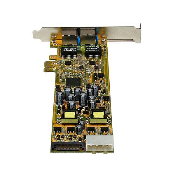 StarTechcom Tarjeta de Red PCIE 2XRJ45