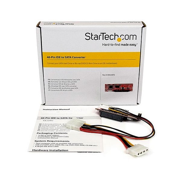 StarTechcom conversor IDE a SATA  Adaptador