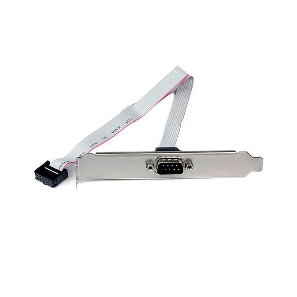 StarTechcom Adaptador Bracket Serie DB9 RS232 a IDC 10