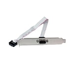 StarTechcom Adaptador Bracket Serie DB9 RS232 a IDC 10