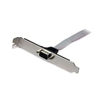 StarTechcom Adaptador Bracket Serie DB9 RS232 a IDC 10