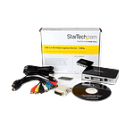 StarTechcom Capturadora de Vídeo USB 30 a HDMI DVI VGA y