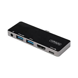 StarTechcom Travel Dock USBC 4K 60Hz 100W DisplayPort 14 Jack 35mm Adaptador USB